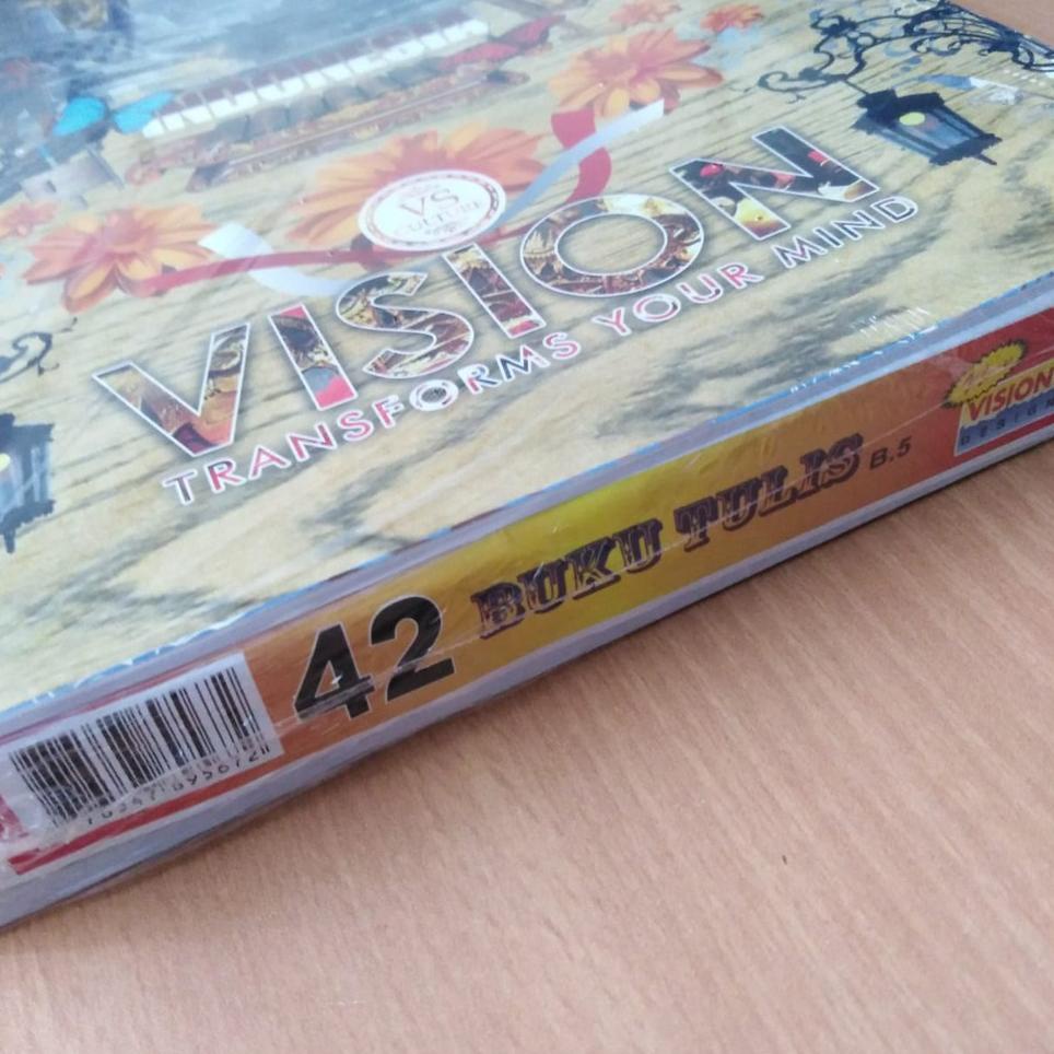

[KODE 81] [PAK] BUKU TULIS VISION BOXY B5 42 LEMBAR (ISI 6 PIECES)