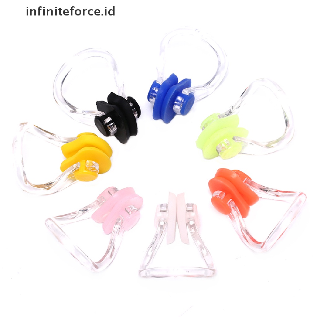 (infiniteforce.id) Klip Penjepit Hidung Bahan Silikon Lembut Nyaman Untuk Anak / Dewasa