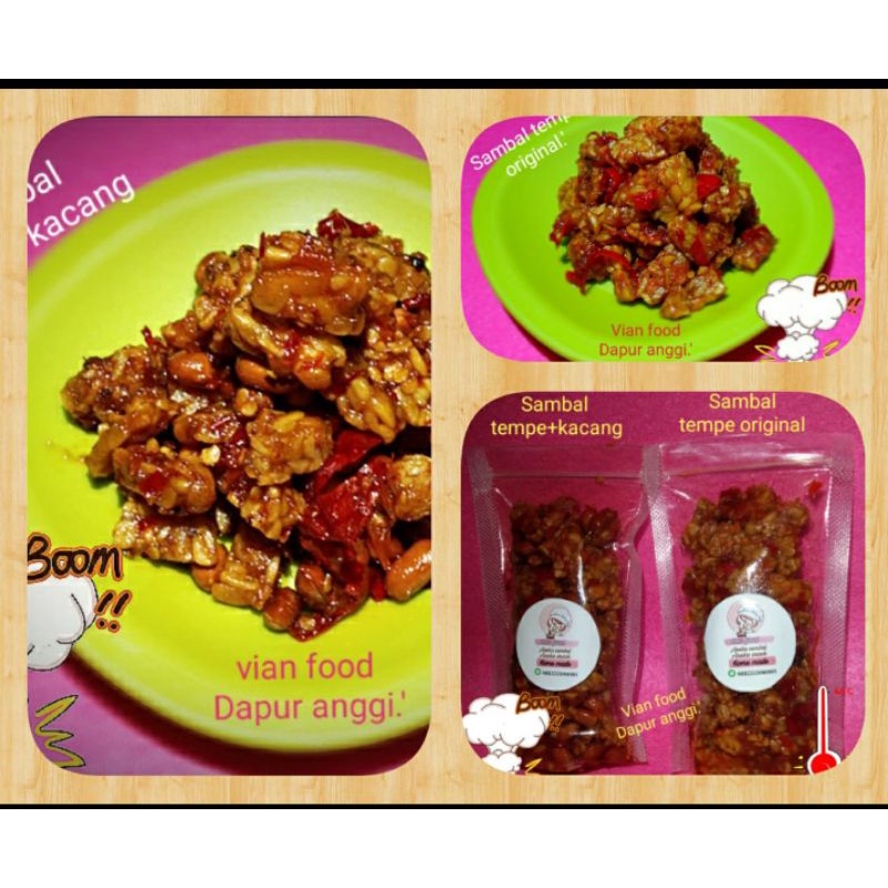 

SAMBEL TEMPE BALADO PEDAS MANIS GURIH/KERING TEMPE/OREK TEMPE/ kemasan 100gram