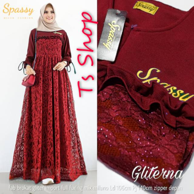 Gamis spacy mix borklat