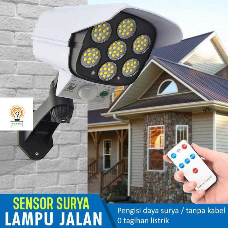 Lampu Solar LED Waterproof Lampu Jalan Sensor Light Outdoor