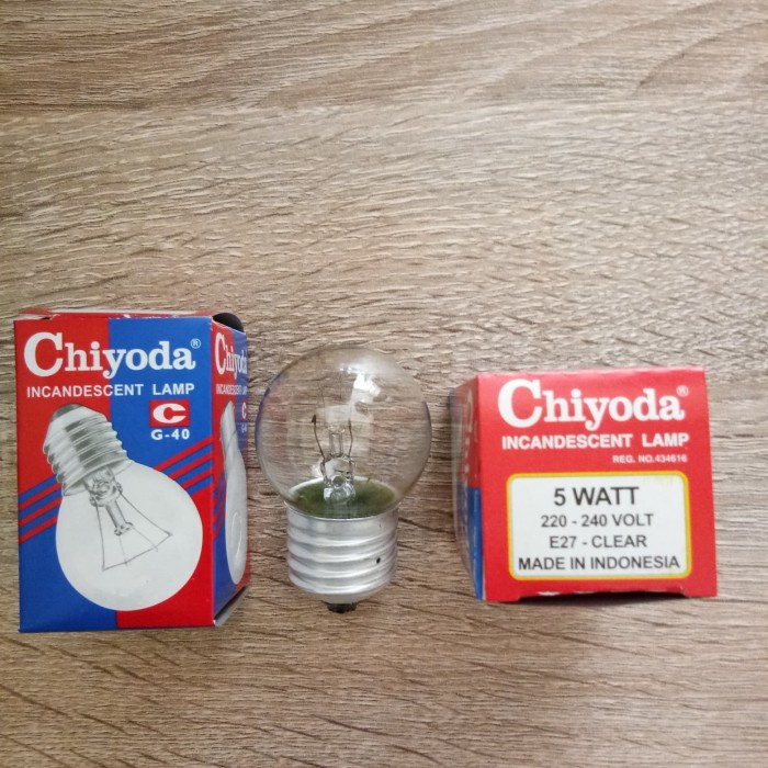 LAMPU BOHLAM PIJAR DOP CHIYODA G-40 5W KECIL