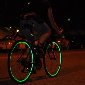 Stiker Reflective Roda Sepeda 8 Strip Roda Stiker Sepeda Bicycle Wheel