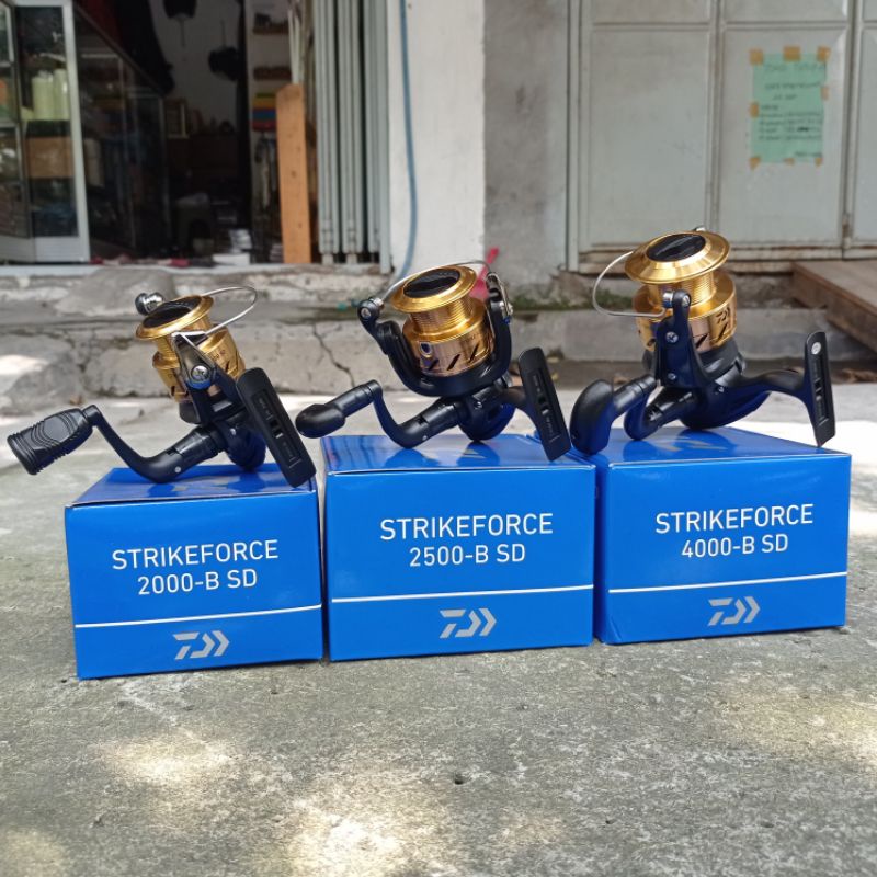 reel daiwa strike force 2000, 2500, 4000