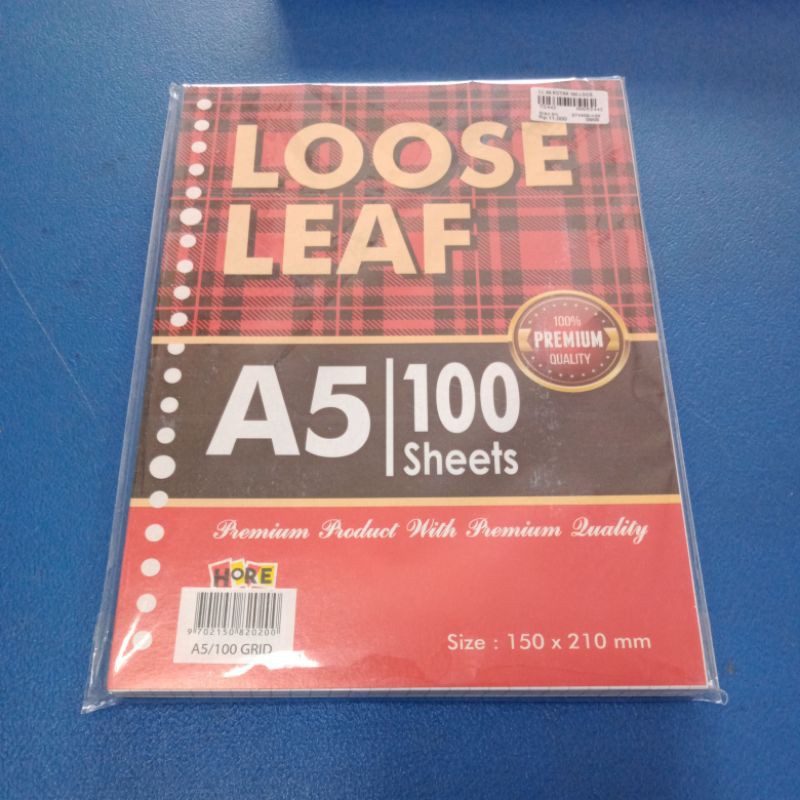 

Loose Leaf Hore A5 Kotak