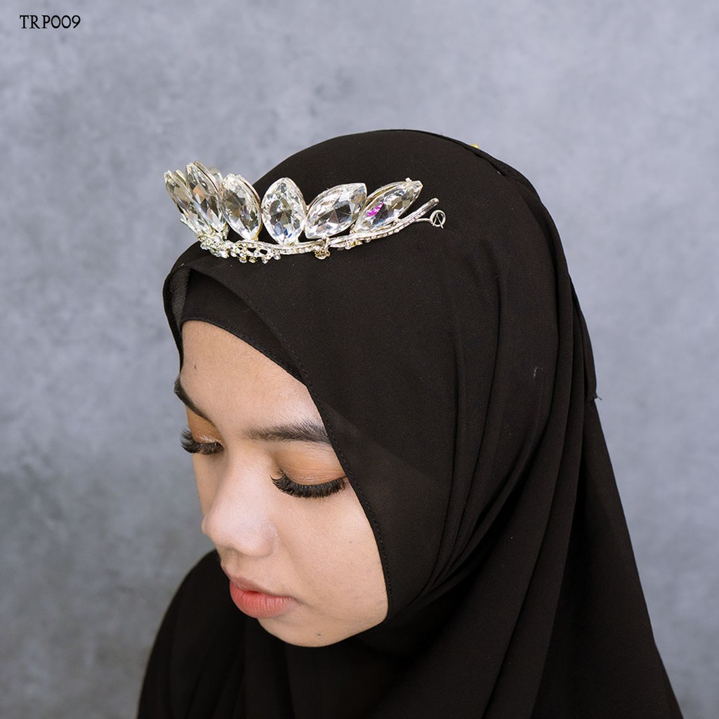 [SIAP KIRIM] CROWN EXCLUSIVE MAHKOTA BRIDAL SHOWER ASESORIS HIJAB MODERN TRP009