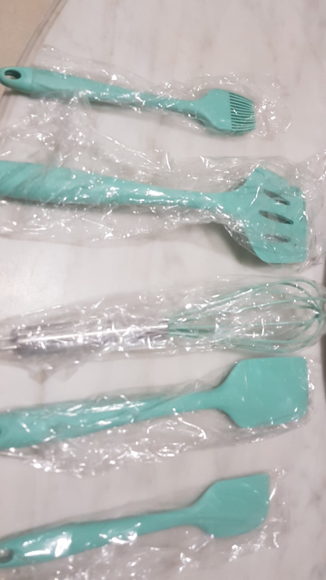 Silicone Kitchen Utensil Spatula Set 5in1 / Alat Masak Set Sutil Silikon 5 In 1 Utensils