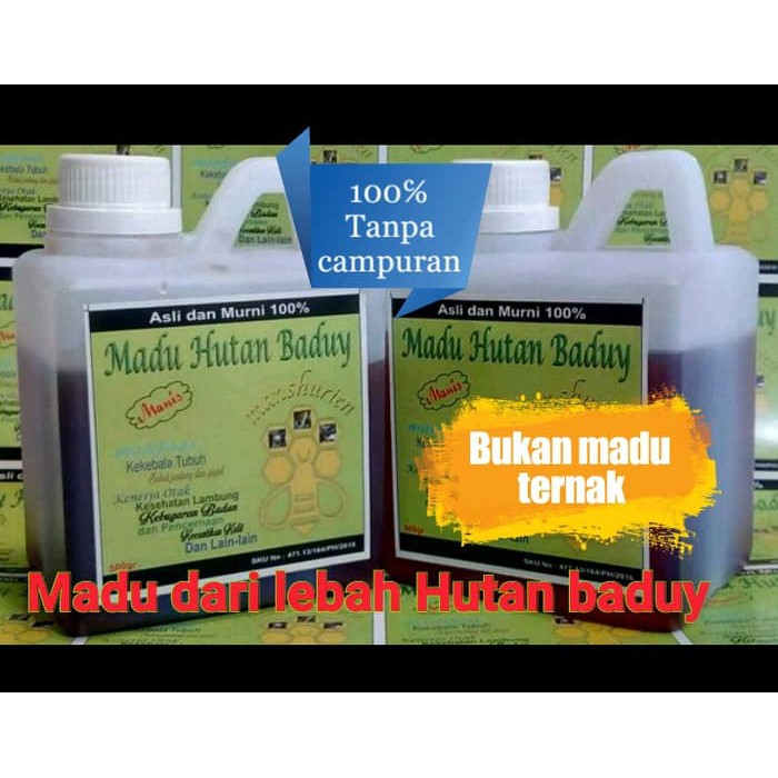 

Madu Hutan Baduy 100 Asli dan Murni (Manis madu) - MMD843