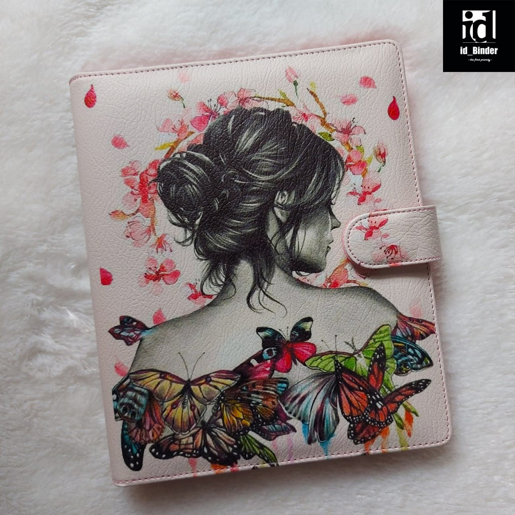 

BINDER PRINTING MOTIP LADY BUTTERFLY A5 DAN B5