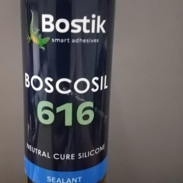 

pqd-034 Bostik 616 Boscosil 616 Silicone Sealant Neutral Cure Lem Kaca Netral ,,
