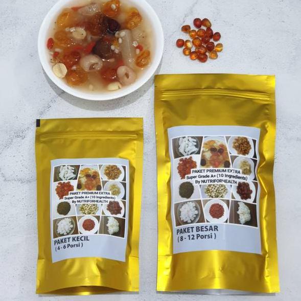 

New - Paket Extra Peach Gum SUPER GRADE A+ + SNOW BIRD NEST