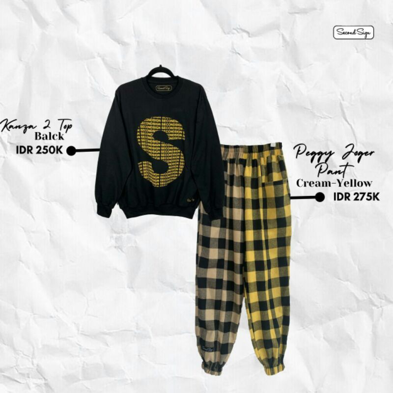 Kanza Top/ Peggy Joger by Second Sign