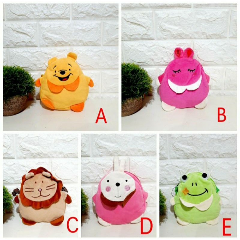 Tas Boneka Karakter Kecil Lucu