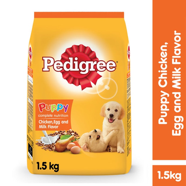 Pedigree Makanan Anak Anjing Kering Rasa Chicken And Egg 1 5 Kg