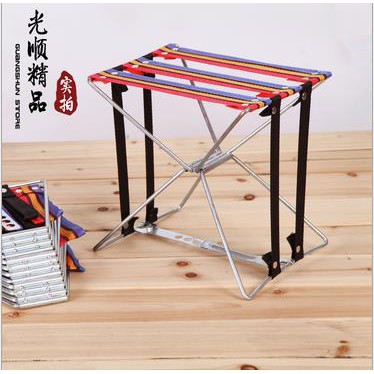 Kursi Lipat Portable Bangku Tempat Duduk Lipat Memancing Piknik Portable Kursi Kecil