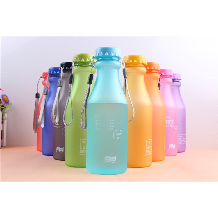 Colorful BPA Free Sport Water Bottle 550ml