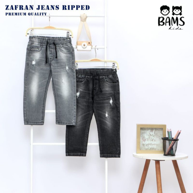 Harga JEANS ANAK ZAFRAN RIPPED BY BAMS KIDS