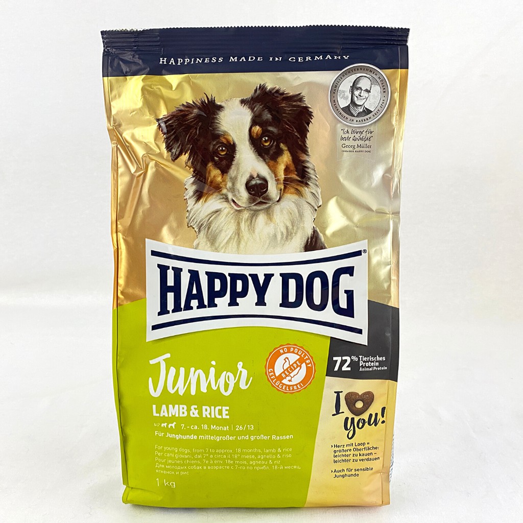 

HAPPYDOG Makanan Anakan Anjing SUPREME Young Junior Lamb and Rice 1kg