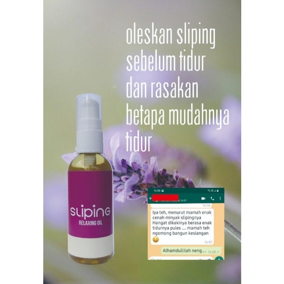 sliping relaxing oil 60 ml