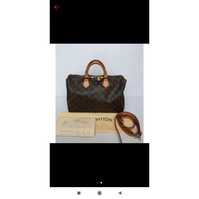 Tas preloved authentic original LV second mulus bandou monogram pesanan mba noery