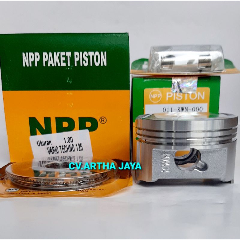 PISTON KIT NPP HONDA VARIO 125 / VARIO TECHNO 125 FI KWN KZR / NEW VARIO 125 ( STD / 025 / 050 / 075