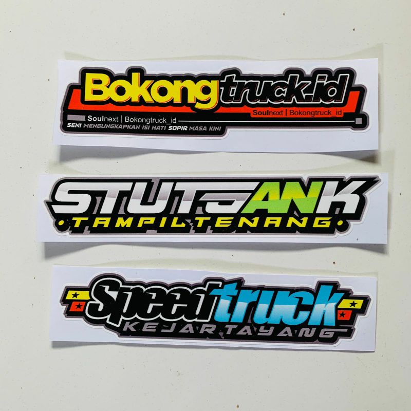 CUTTING STICKER TRUCK | REBECCA | STIKER CUTTING | CUTTING STICKER | STIKER STFC ALAS ROBAN