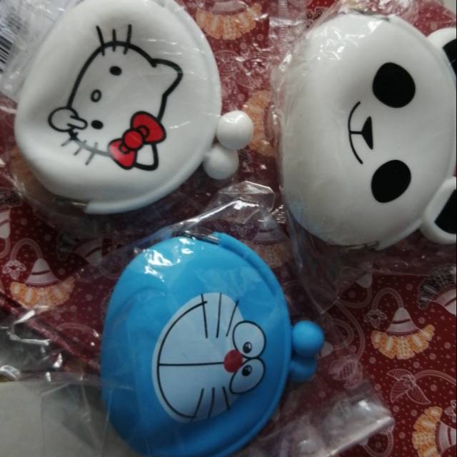 Dompet silikon dompet koin silicon karakter dompet jelly