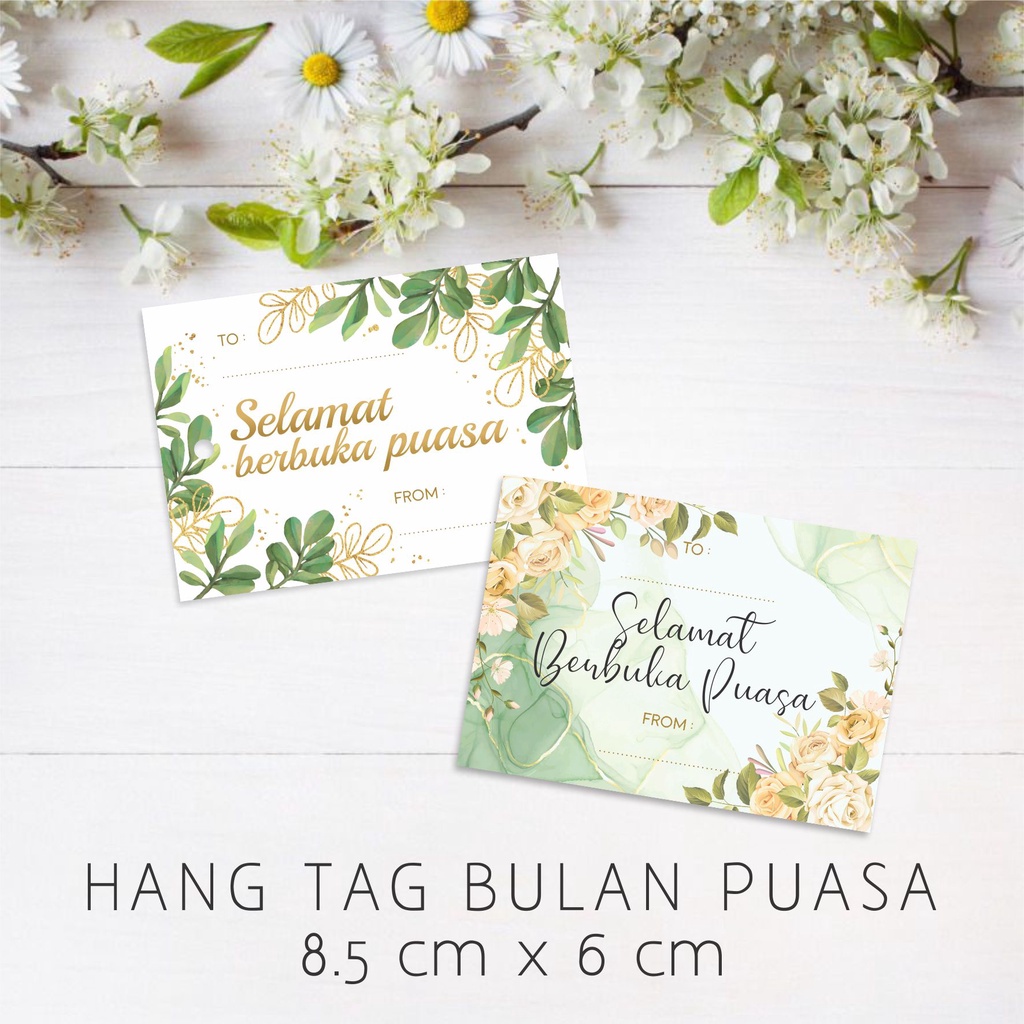 

10pcs HANG TAG SELAMAT BERBUKA PUASA IDUL FITRI LEBARAN RAMADAN 2025