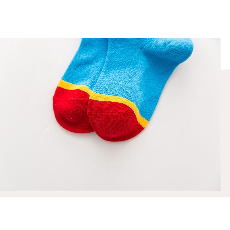 KAOS KAKI ANAK LAKI LAKI KARAKTER SUPERMAN SUPER HERO SOCK KIDS FASHION KOREA NEW USIA 3-12 TAHUN Y2