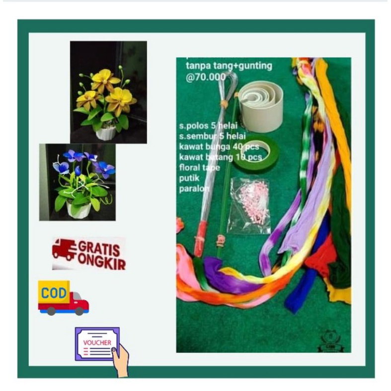 Stoking Bunga Paket Pemula Bunga Stoking