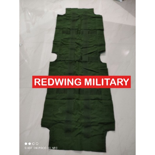 REDWING DAUN/KAIN  VELBED MODEL ALMuNIUM  ASLI JATAH TNI