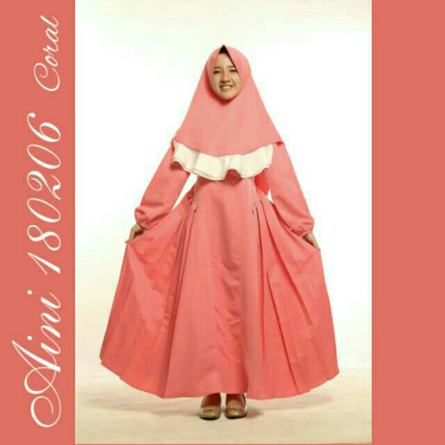 Aini 180206 / baju muslim anak pesta syar'i