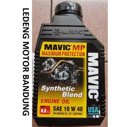 Oli Mavic MP Sae 10w40 SL/CF JASO MA2 800ml Motor Bebek