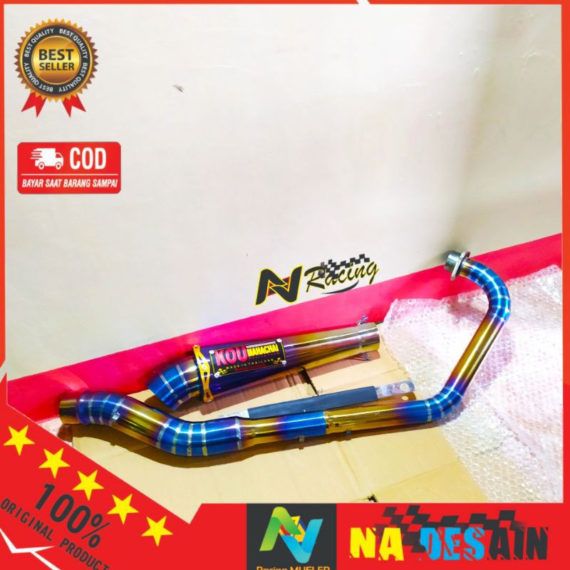 Knalpot kou satria fu old/new, Vixion dll