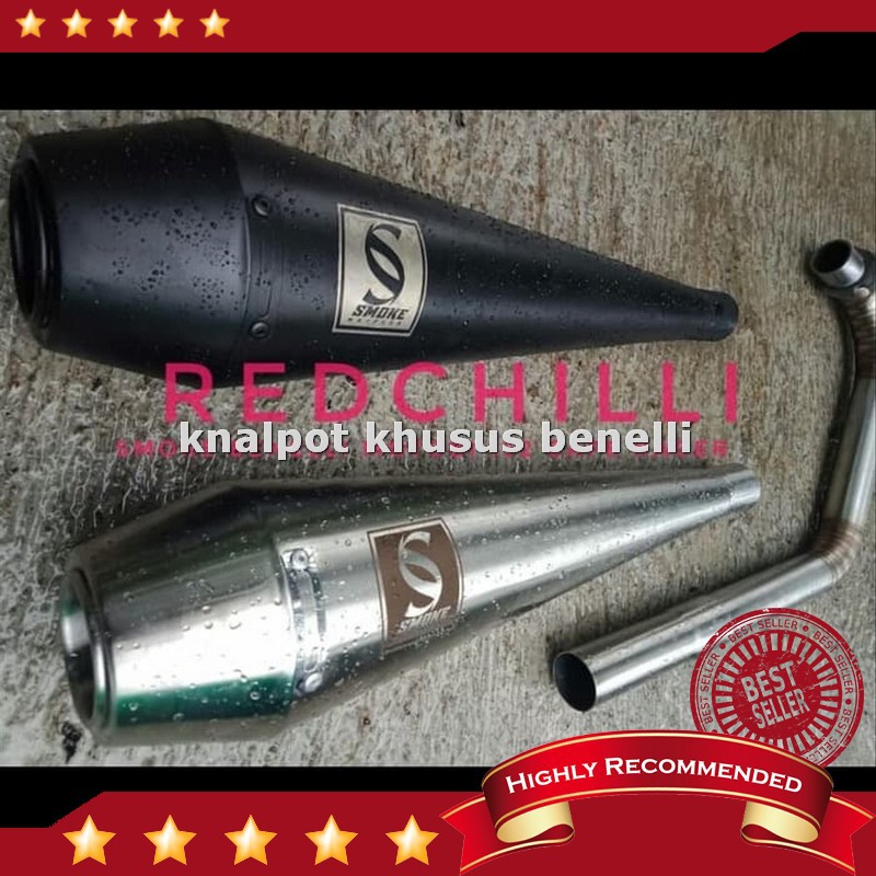 Termurah Dijual Knalpot Racing Benelli Motobi 152 Cafe Racer Original Full System Berkualitas