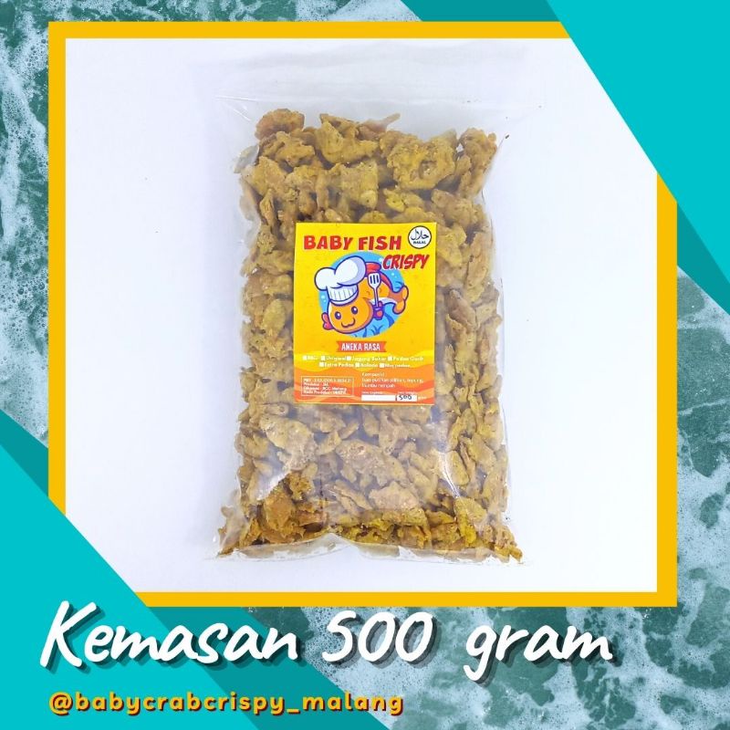 

Cemilan Ikan Krispi / Lauk Halal Baby Fish Crispy - 500 gr