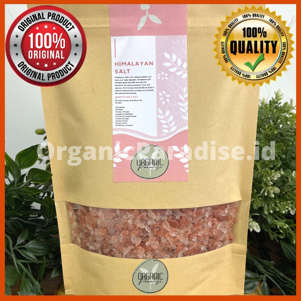 

Organic Paradise Rock Himalaya Salt 100 gram / Himalayan Salt Kasar 100 gram