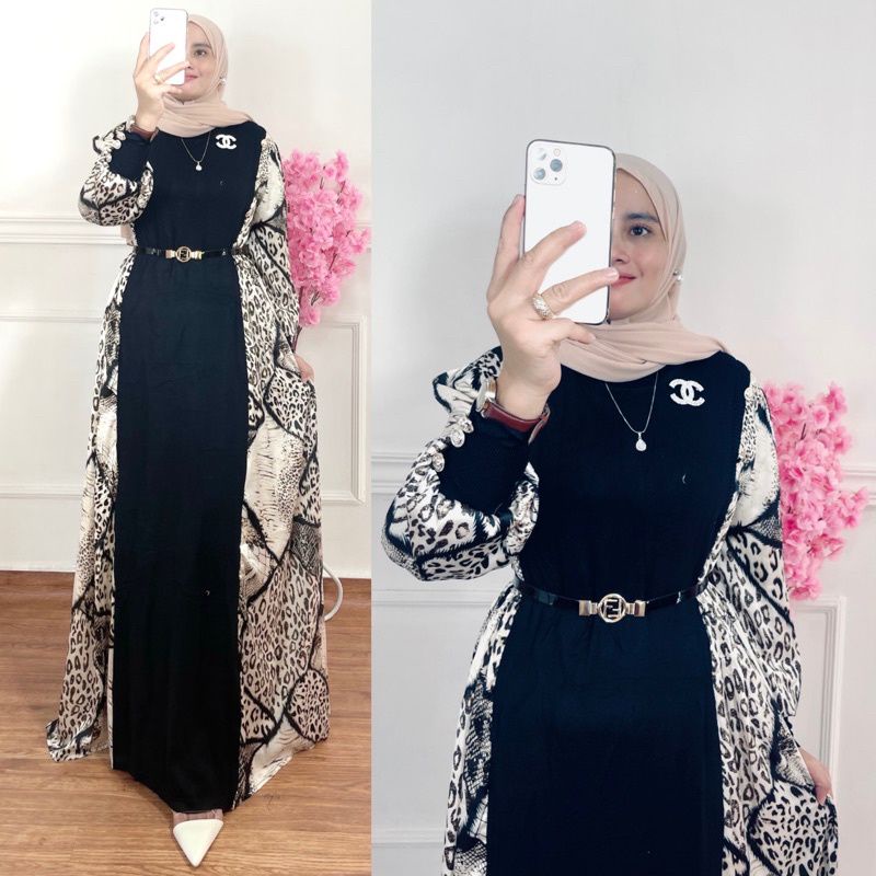 Gamis Import Bludru Rajut