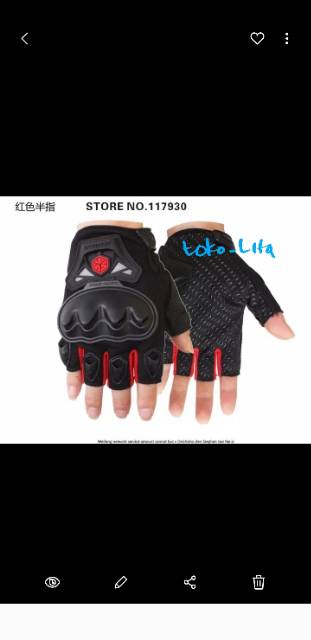 Sarung Tangan Scoyco MC29D Half MC-29D Half  (Gloves Scoyco MC29D) Banyak Warna