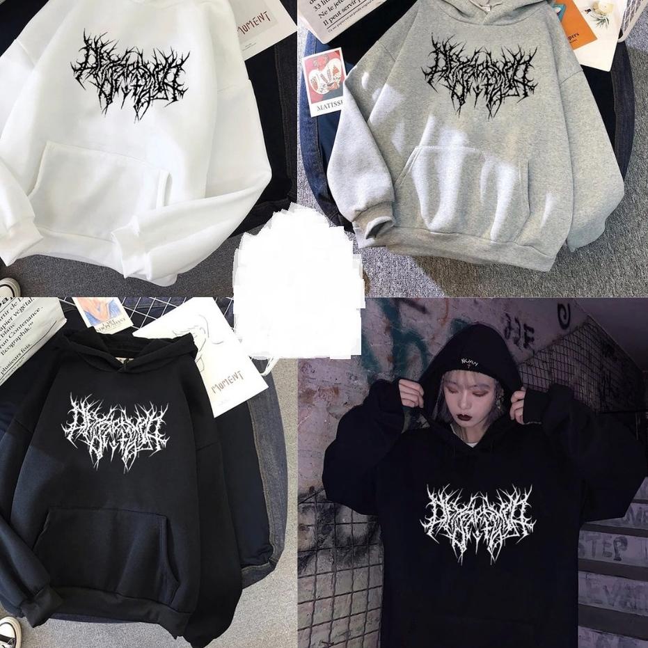 (TERPERCAYA) HARAJUKU GOTHIC KOREA HOODIE SWEATER