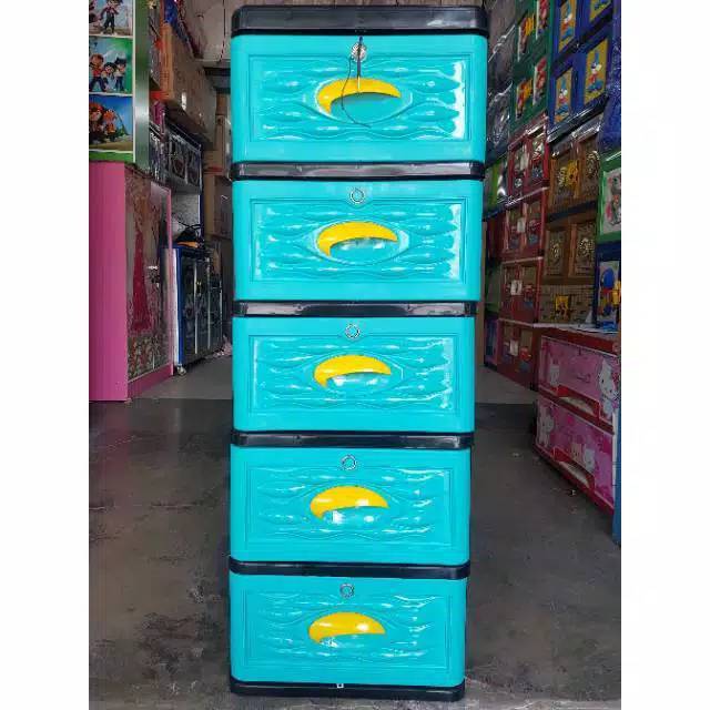 LEMARI PLASTIK 5 SUSUN RAK LACI LACI BCBC STB 5 LACI LEMARI PLASTIK NAPOLY LEMARI ANAK LEMARI SUSUN 