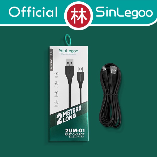 Sinlegoo 2UM-01 Kabel Data Cable Charger Micro USB Fast Charging 2M