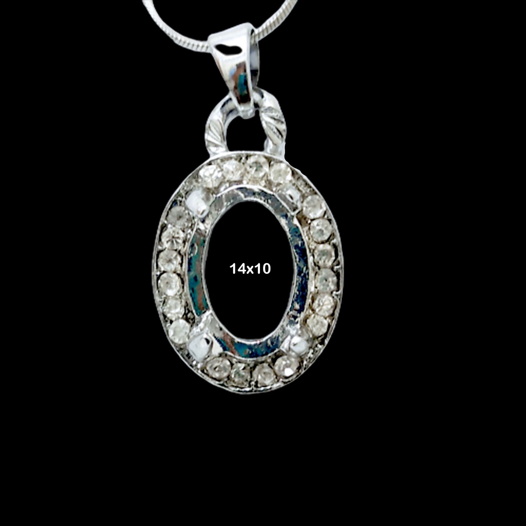 liontin bandul akik permata batu safir rubi merah siem pirus 18x13 14X10 kokot giok perhiasan wanita