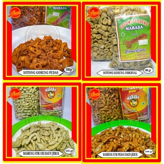 Jual Aneka Cemilan Makanan Ringan Sotong Goreng Pedas Original Basreng Stik Pedas Original