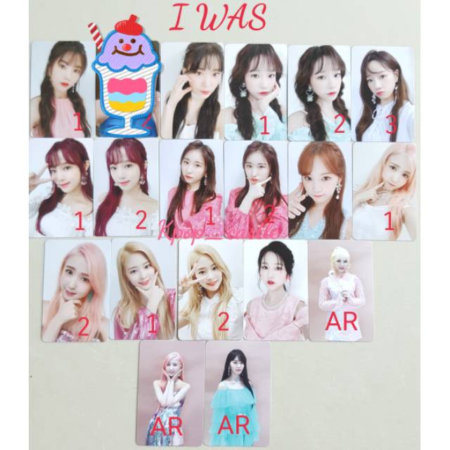 [READY] IZ*ONE (IZONE) BLOOM*IZ (I WAS) (BLOOMIZ) Photocard & AR card