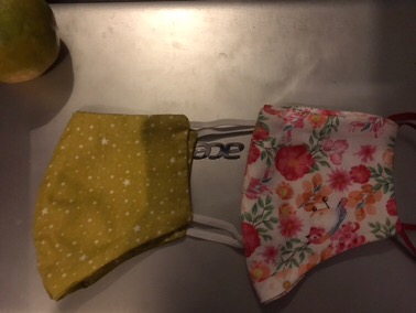 Masker Kain Limited Edition_masker Motif Unik Floral_masker Ibu Dan Anak_masker Hijab Dan Non Hijab