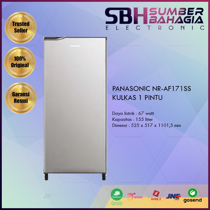 PANASONIC NR-AF171S KULKAS 1 PINTU (NEW) ( KHUSUS BANDUNG)