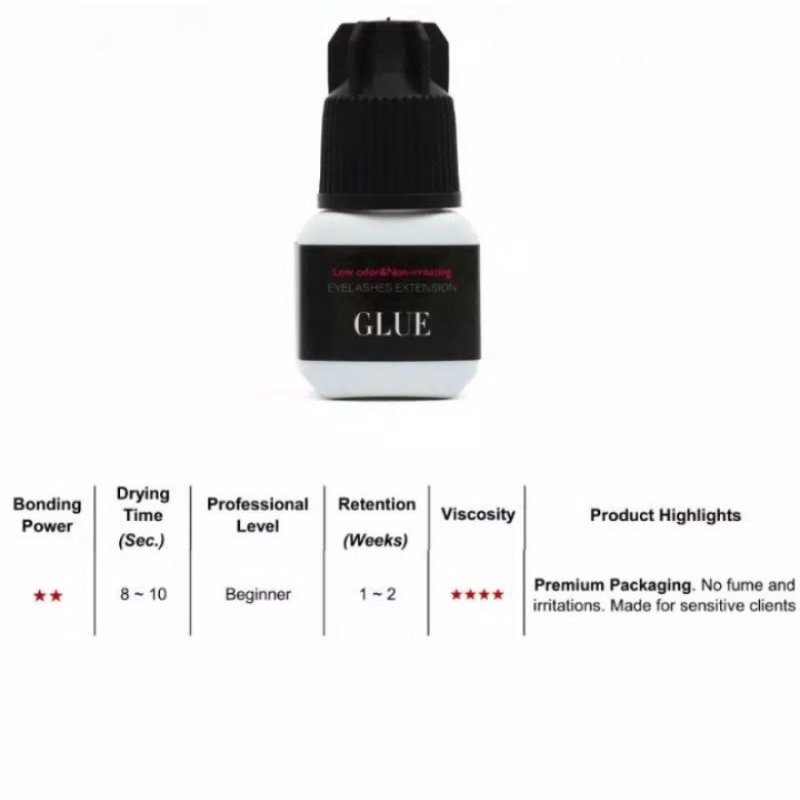 LEM ODOR GLUE EYELASH EXTENSION TIDAK PEDIH