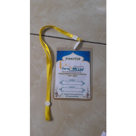 

Jasa ID CARD Panitia Ukuran B4