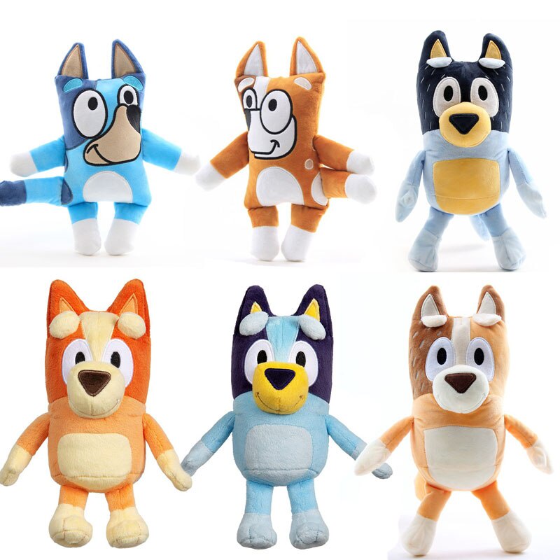 Mainan Mewah Baru Anime Keliling Anjing Lucu Kain Boneka Kain Sebagai Hadiah Untuk Anak